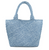 BC Handbags Woven Tote / Light Denim