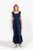 Molly Bracken Navy Woven Dress / Navy Blue