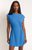 Z Supply Rowan Textured Knit Dress / Blue Wave