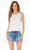 Bobi Raw Edge Boxy Tank / Hydrangea