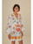 Farm Rio Floral Insects Off White Mini Dress