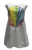 Queen of Sparkles White Oversized Rainbow Shell Tank Dress