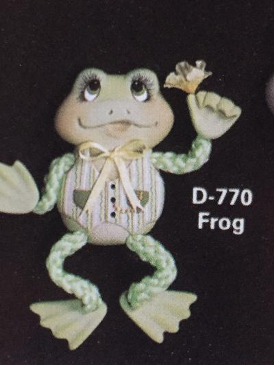 Dona's 770 Frog "POSIE", 3"H