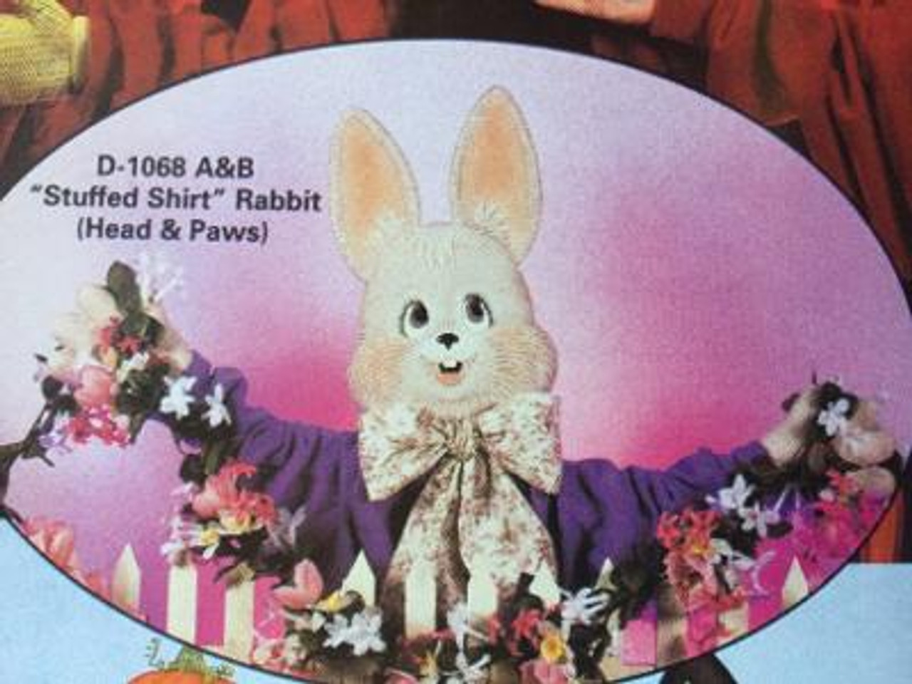 Dona's 1068B Stuffed Shirt Rabbit Paws, 