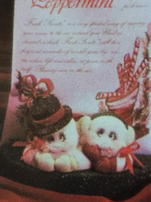 Dona's 1700 Snowman and Lady for D1634, 3"W