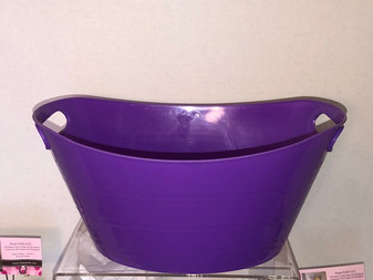 Oval Plastic Purple Pail