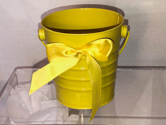 Mini Pail Yellow with Bow