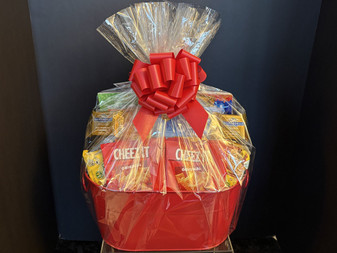 Personalized Gourmet Snack Gift Pail with Smiley Balloon- Call and Place Your Order Today!!!