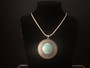 Women's Antique Mint Green Onyx Necklace