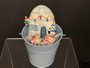 Christmas Penguin Blue Mini Gift Pail