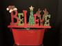 Believe Table Decor Gift Pail