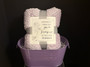 Your Awesome Purple Fuzzy Blanket with matching Socks Gift Pail