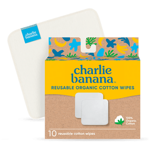 10 Organic Cotton Wipes