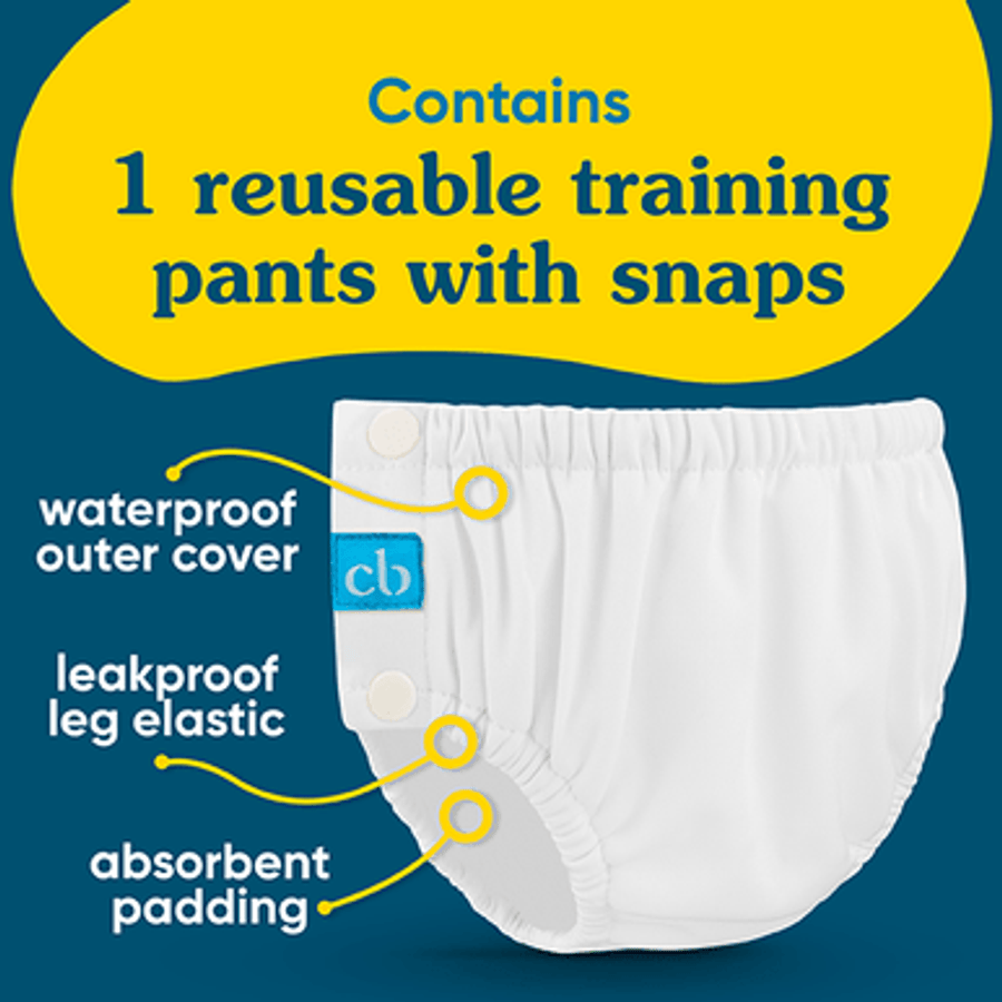 Reusable Training Pants with Snaps, Potty Training Pants