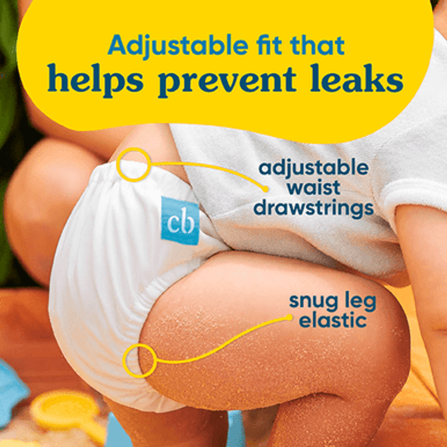 Swim Diapers & Training Pants - Reusable Washable Adjustable by