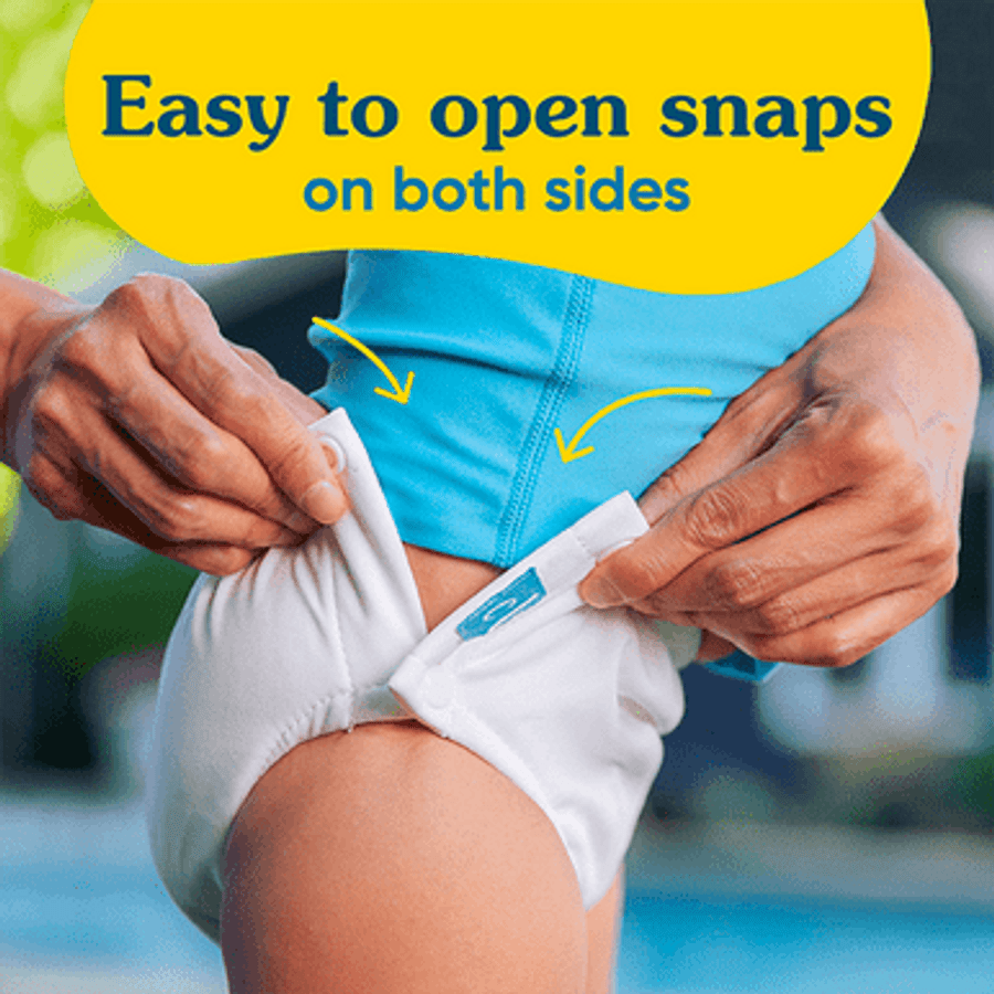 SwimSchool Re-Usable Swim Diaper with Elastic Waist and Leg