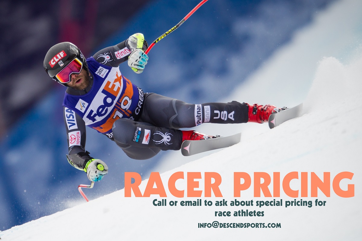 Racer Pricing and Discounts - Descend Sports