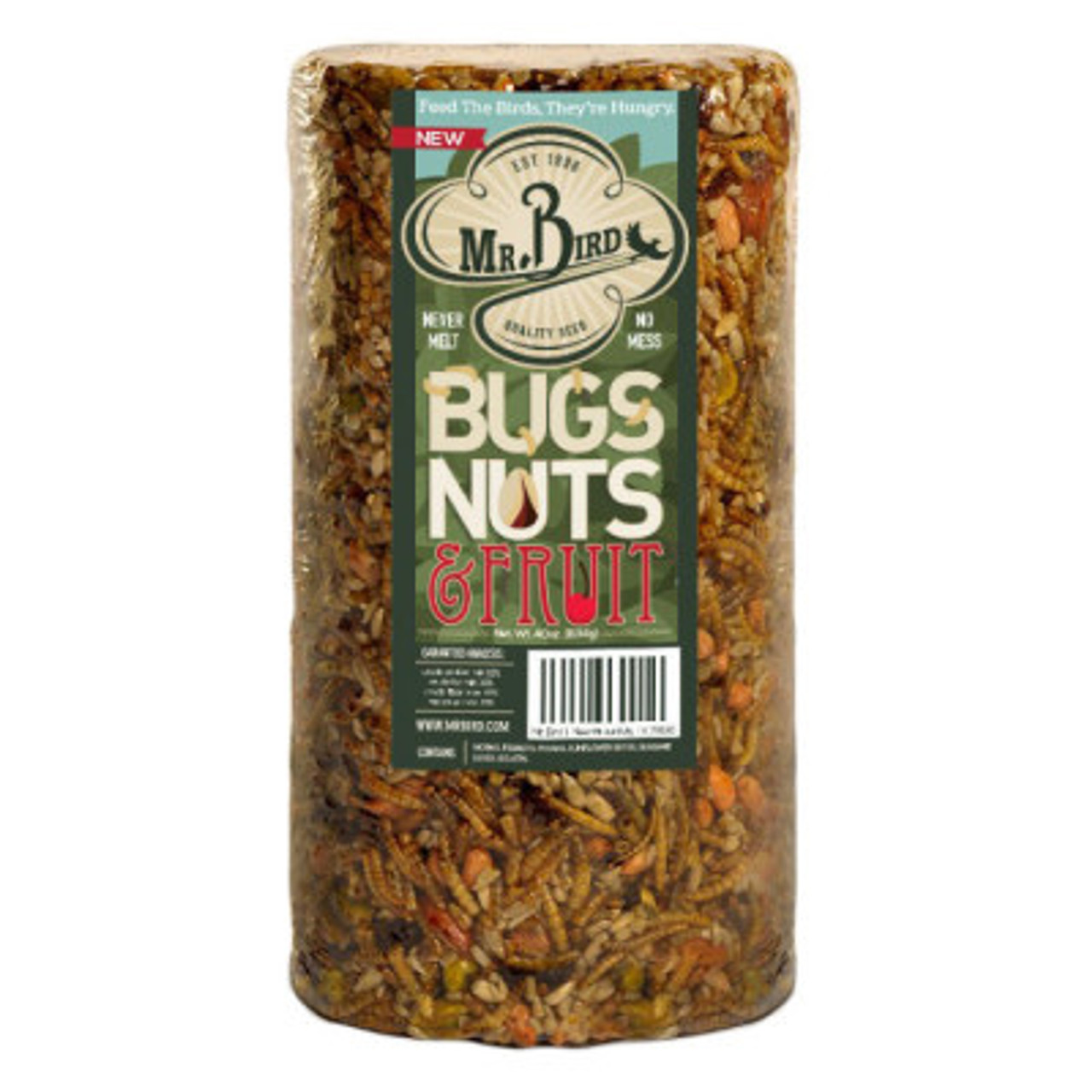 bugs nuts and fruit cylinder