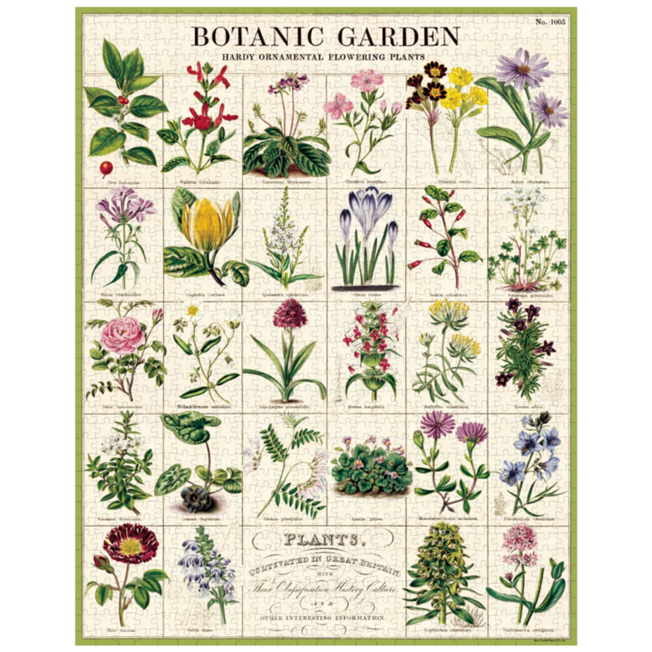 Cavallini & Co - Botanical Garden Puzzle - NYBG Shop