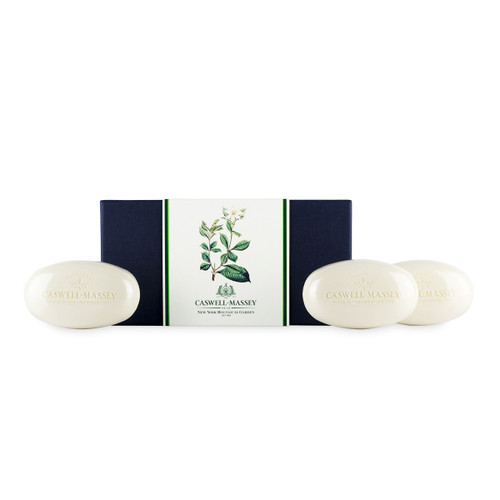 Caswell-Massey x NYBG Gardenia Three Bar Soap Set