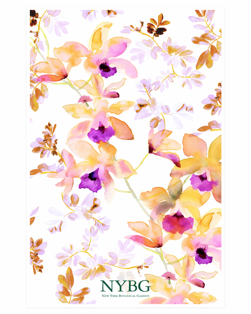 NYBG Orchid Tea Towel