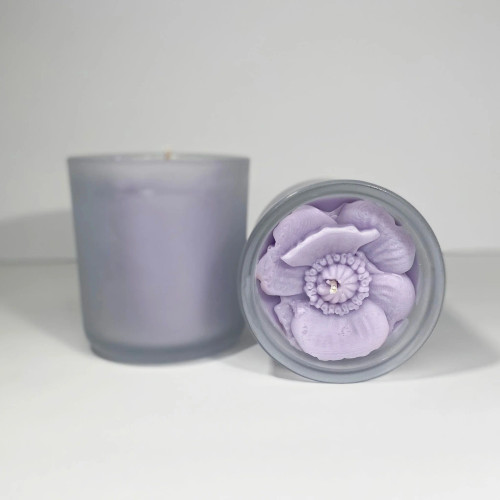 Poppy Flower Top Candle