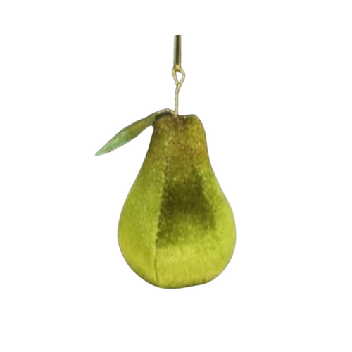 Velvet Pear Ornament