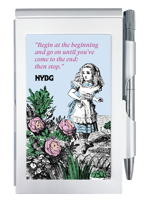 NYBG Wonderland Notepad/Pen