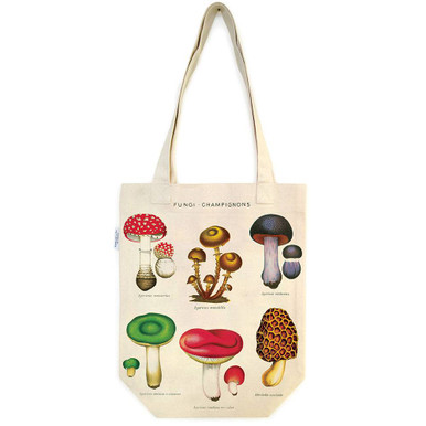 Mushrooms Bag Set - Tote and Coin Bag fungi market shopping grocery ec –  Zen Threads
