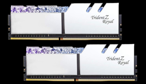 G.SKILL Trident Z Royal Series Silver 16GB (2 x 8GB) 288-Pin RGB DDR4 4266 (PC4 34100) DIMM F4-4266C19D-16GTRS G.SKILL Trident Z Royal Series Silver 16GB (2 x 8GB) 288-Pin RGB DDR4 4266 (PC4 34100) DIMM F4-4266C19D-16GTRS