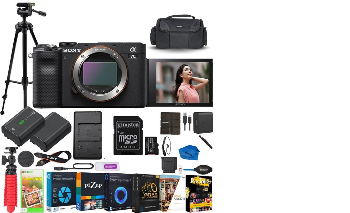 Sony a7C Mirrorless Full Frame Camera Body ILCE-7C + Photography ...