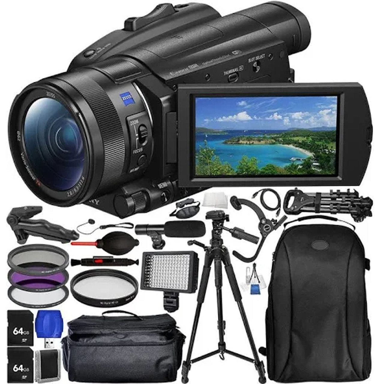 Sony FDR-AX700 4K Camcorder Supreme Video Bundle - BuyDirect NYC