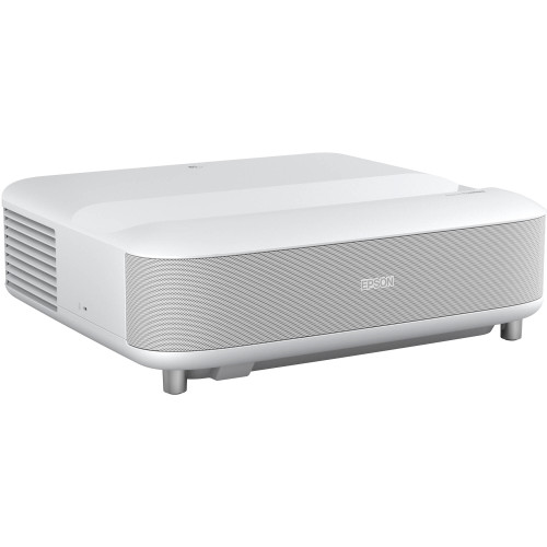 Epson EpiqVision Ultra LS650 3600-Lumen Pixel-Shift UHD 4K Ultra Short-Throw Laser 3LCD Smart Home Theater Projector (White) - NJ Accessory/Buy Direct & Save