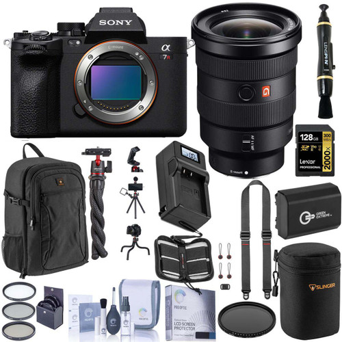 Sony Alpha a7R V Mirrorless Digital Camera (Black, Body Only) with 16-35mm f/2.8 GM Lens, Essential Kit