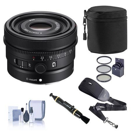 Sony FE 50mm f/2.5 Ultra-Compact G Lens with Accessories Kit