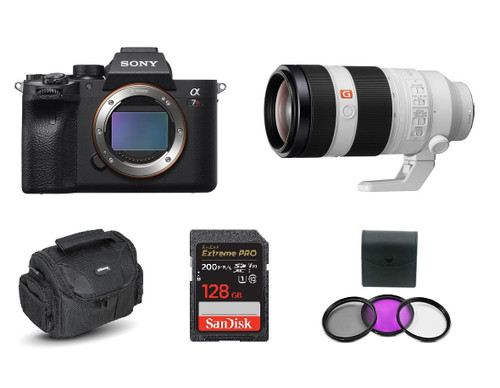 Sony Alpha a7R V Mirrorless Digital Camera with FE 100-400mm f/4.5-5.6 GM OSS Lens Bundle - NJ Accessory/Buy Direct & Save