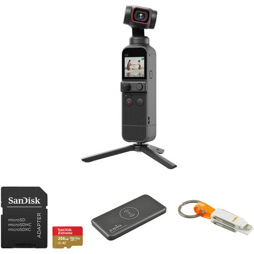 DJI Pocket 2 Creator Combo with microSDXC, Power Bank & Cable Kit - NJ Accessory/Buy Direct & Save