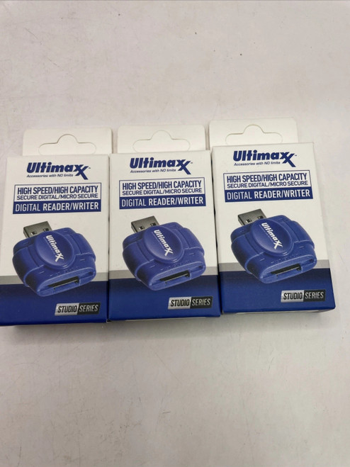 ? 3× Ultimaxx High-Speed / High-Capacity Digital Reader/Writer – Studio Series Bundle