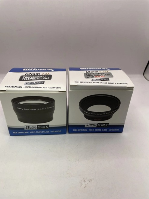 ? Ultimaxx 62mm Professional Wide-Angle & Telephoto Converter Lens Set