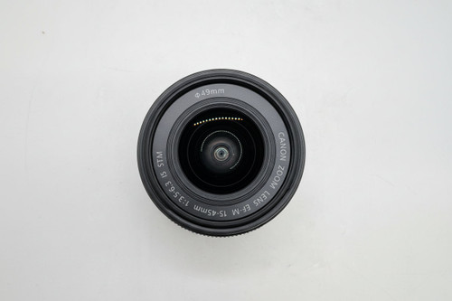 Canon EF-M 15-45mm f/3.5-6.3 IS STM Lens - (Open Box, Never Used)