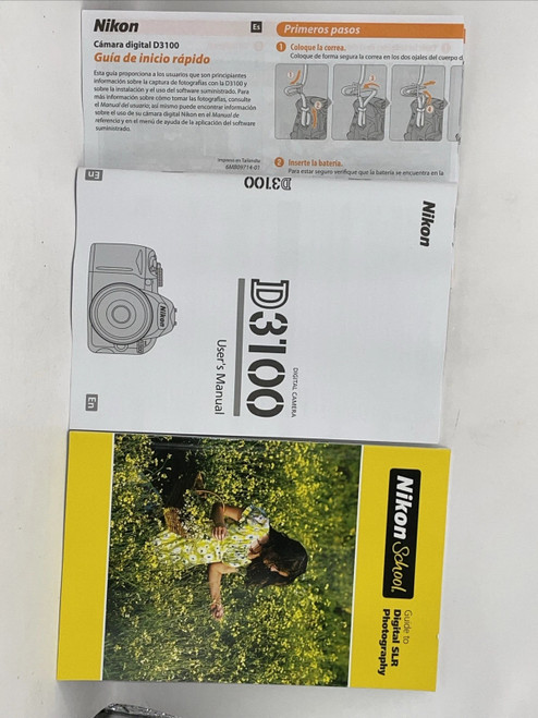 ? Nikon D3100 English User’s Manual + Nikon School Guide to Digital SLR Photography