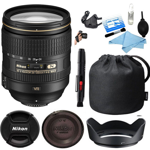 Nikon AF-S NIKKOR 24-120mm f/4G ED VR Lens Starter Kit