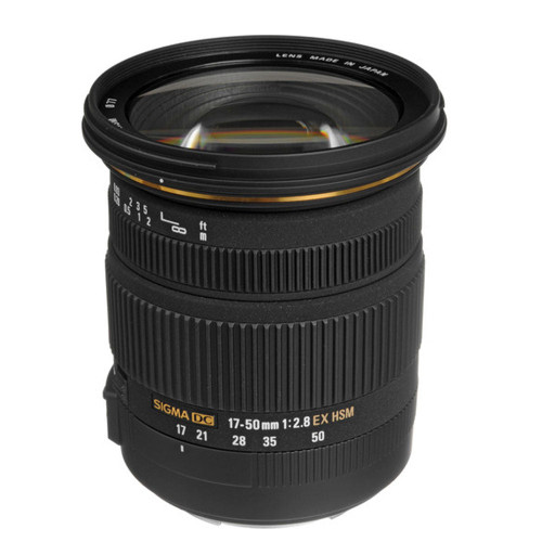 Sigma 17-50mm f/2.8 EX DC OS HSM Zoom Lens for Canon DSLRs with APS-C Sensors