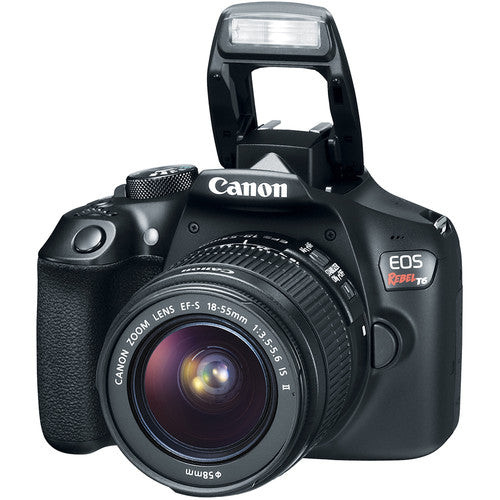Canon EOS Rebel T6/2000D DSLR Camera with 18-55mm and 75-300mm Lenses with 32GB MC | Canon Bag | Filters &amp; More