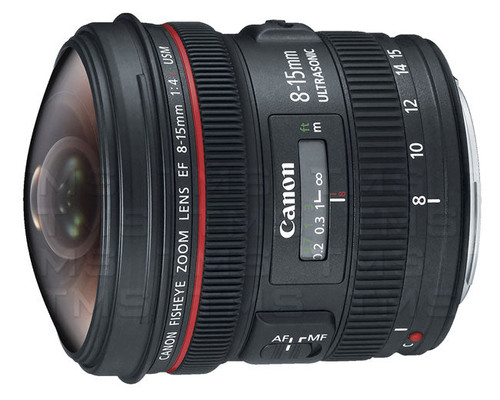 Canon EF 8-15mm f/4L Fisheye USM Lens USA