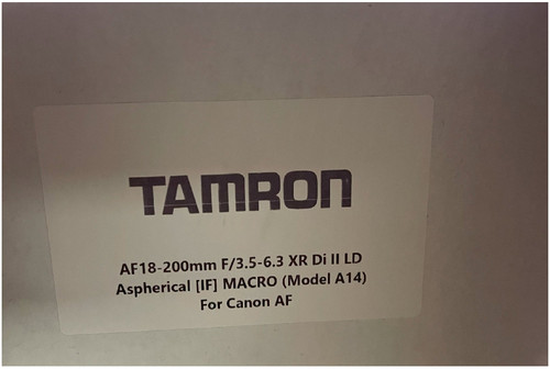 Tamron 18-200mm f/3.5-6.3 XR Di-II LD Asph. (IF) Macro Lens for Canon Digital EOS (Open Box) Tamron