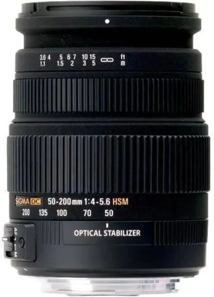 Sigma 55-200mm f/4-5.6 DC Lens f/Canon