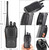 NJA Long Range Walkie Talkie for Adults with Earpiece, 16 Channel 2 Way Rechargeable Handheld Radio with Flashlight, Lithium-Ion Battery and Charger (6 Pack) - NJ Accessory/Buy Direct & Save