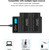 GVM NP-F970 6600mAh Batteries with Dual USB Charger and V-Mount Adapter, LCD Screen Display charge status of each battery, 2 Packs Portable Power for Camera Camcorder Broadcast Video Light - NJ Accessory/Buy Direct & Save