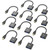 BENFEI HDMI to VGA, 20 Pack, Gold-Plated HDMI to VGA Adapter (Male to Female) for Computer, Desktop, Laptop, PC, Monitor, Projector, HDTV, Chromebook, Raspberry Pi, Roku, Xbox and More - Black